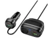 Авто зарядка Hoco Z59A Rank 96W(2C2A) cigarette lighter slot car charger [Black]